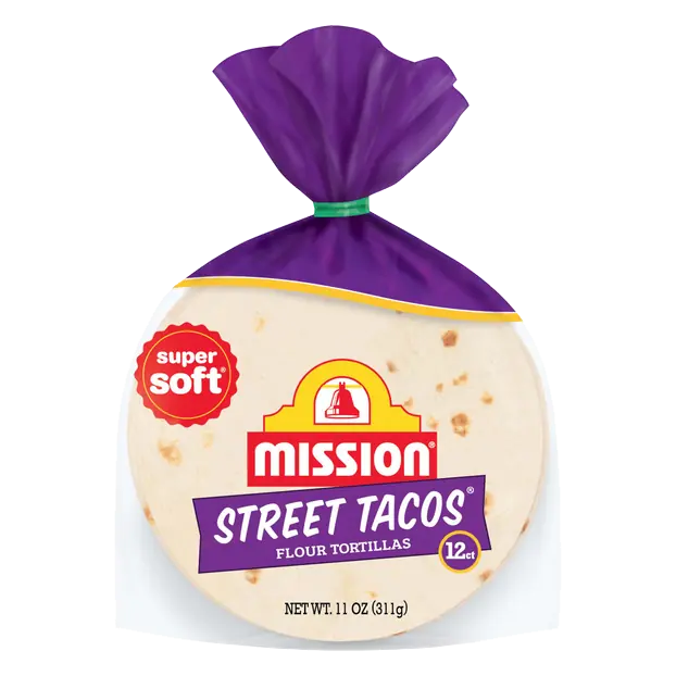 Super Soft Street Taco Flour Tortillas 4.5 Inch - 12 ct