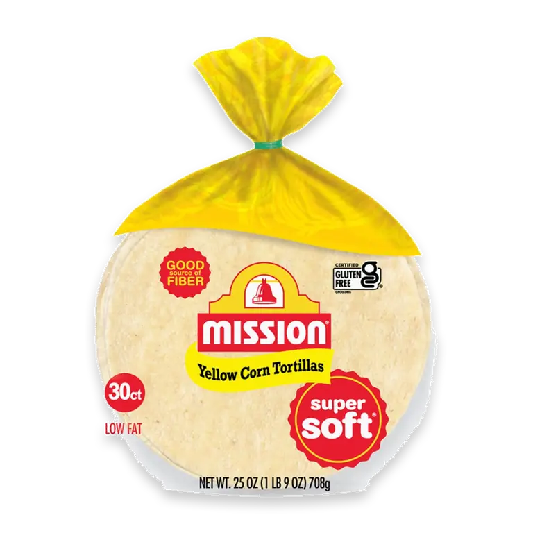 Super Soft Yellow Corn Tortillas, 30 Count (1)