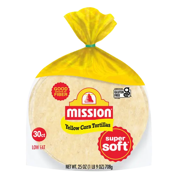 Super Soft Yellow Corn Tortillas