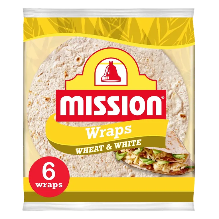 Wheat & White Tortilla Wraps