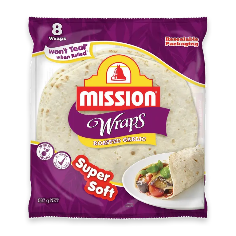 Wraps Roasted Garlic