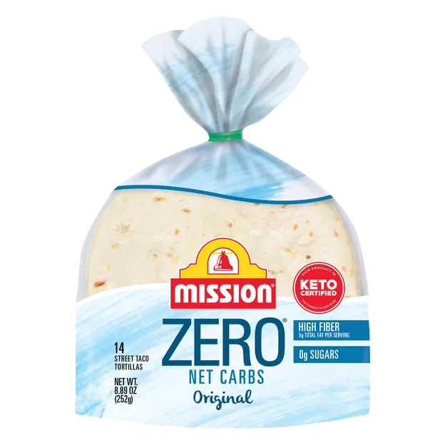 ZERO Net Carbs Keto Original Tortillas 4.5 Inch - 14 ct