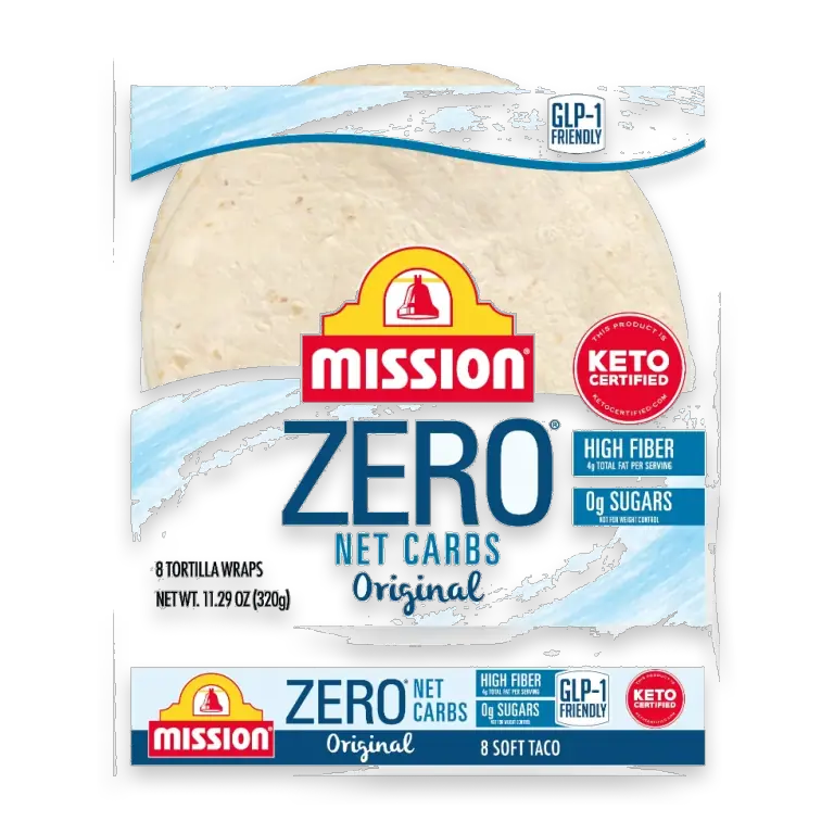 Zero Net Carbs Original Flour Tortillas, Soft Taco Size, 8 Count
