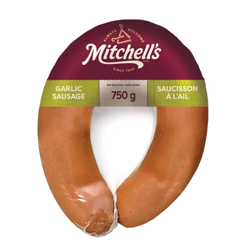 Sausage Ring Garlic 750 g
