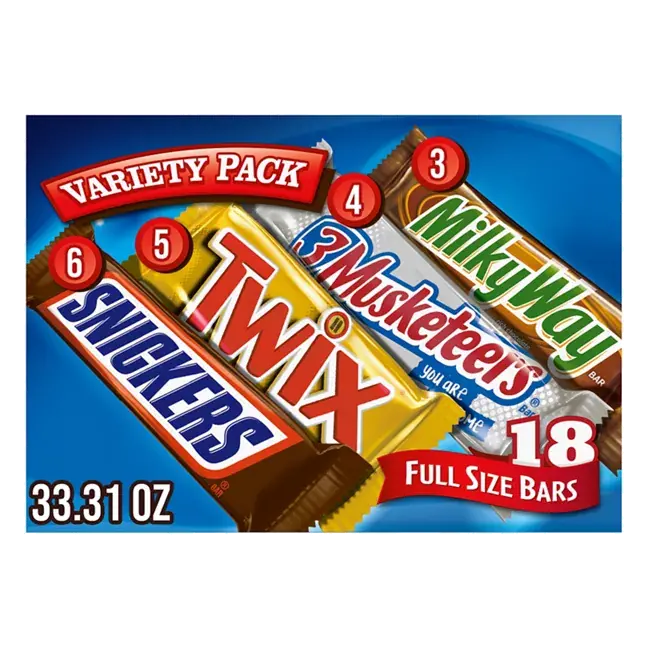SNICKERS, TWIX & More Variety Chocolate Candy Bars