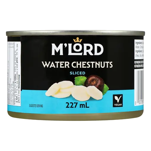 Canned Sliced Water Chestnuts 227 ml