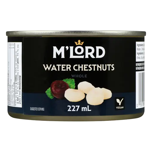 Canned Whole Water Chestnuts 227 ml