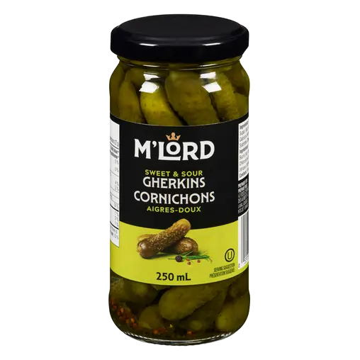 Sweet & Sour Gherkins 250 ml