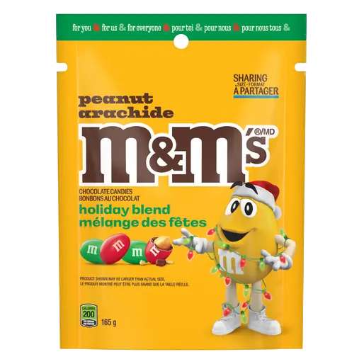 Chocolate Peanut Holiday Blend Red And Green 165 g