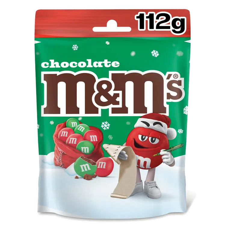 M&M's Christmas Chocolate Bag 112g
