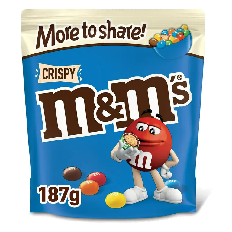 Crispy Chocolate More to Share Pouch Bag 187g