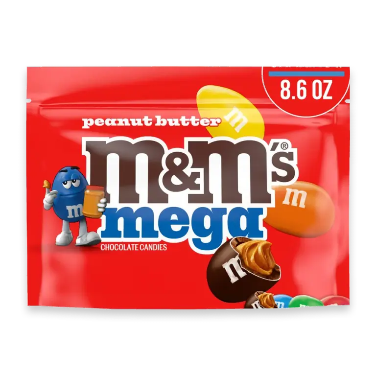 Mega Peanut Butter Chocolate Candy Sharing Size Resealable Bag