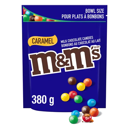 Milk Chocolate Candies Caramel Bowl Size Bag 380 g