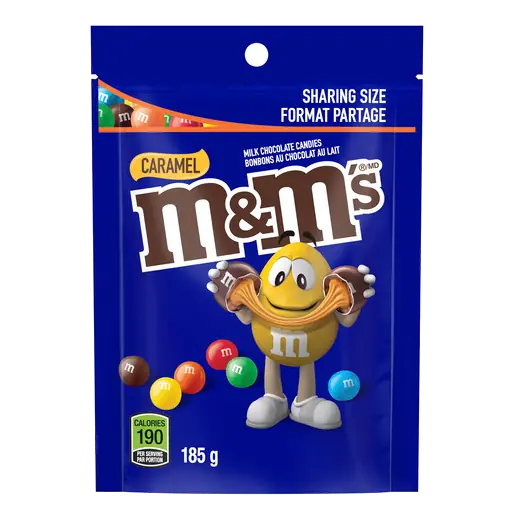 Milk Chocolate Candies Caramel Sharing Bag 185 g