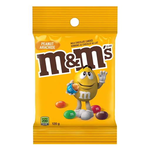 Milk Chocolate Candies Peanut Sharing Bag 120 g