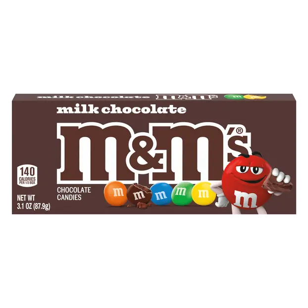 Milk Chocolate Candy Movie Theater Box