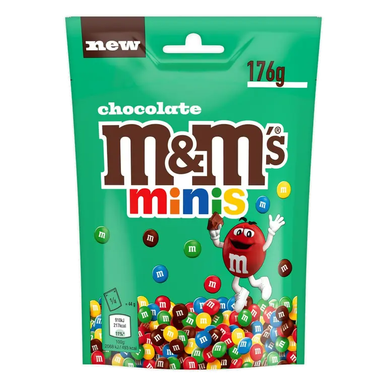 Minis Milk Chocolate More To Share Pouch Bag 176g
