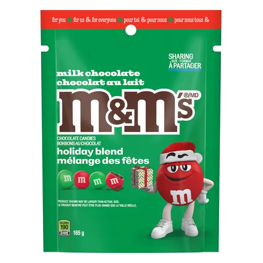 Milk Chocolate Candies Holiday Blend Shareable Bag 165 g