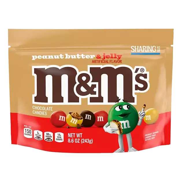 Peanut Butter & Jelly Chocolate Candies Sharing Size
