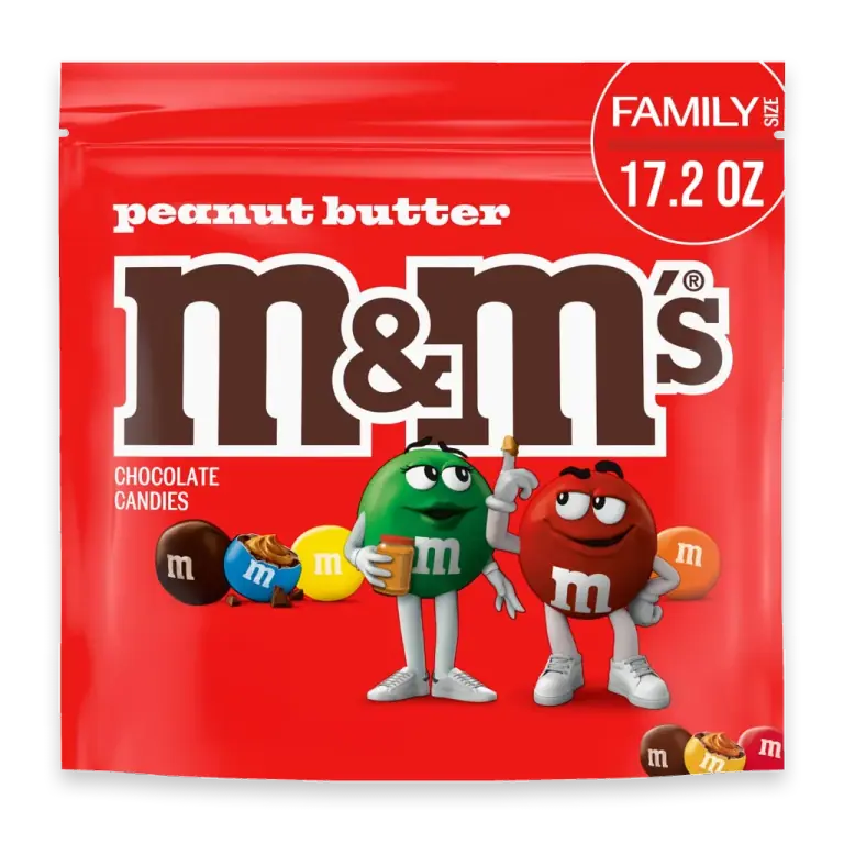 Peanut Butter Milk Chocolate Candy Family Size Bag