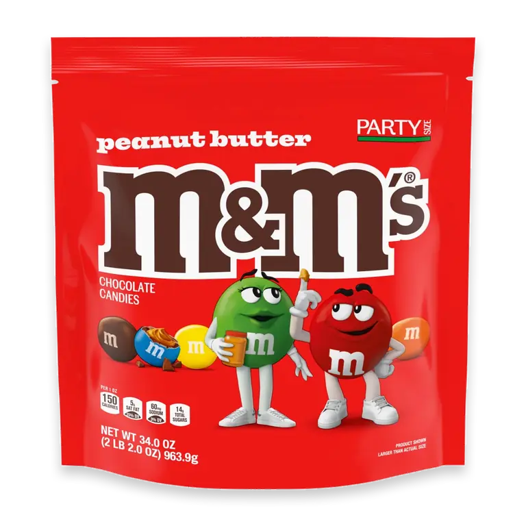 PEANUT BUTTER STAND UP POUCH 34 OUNCE
