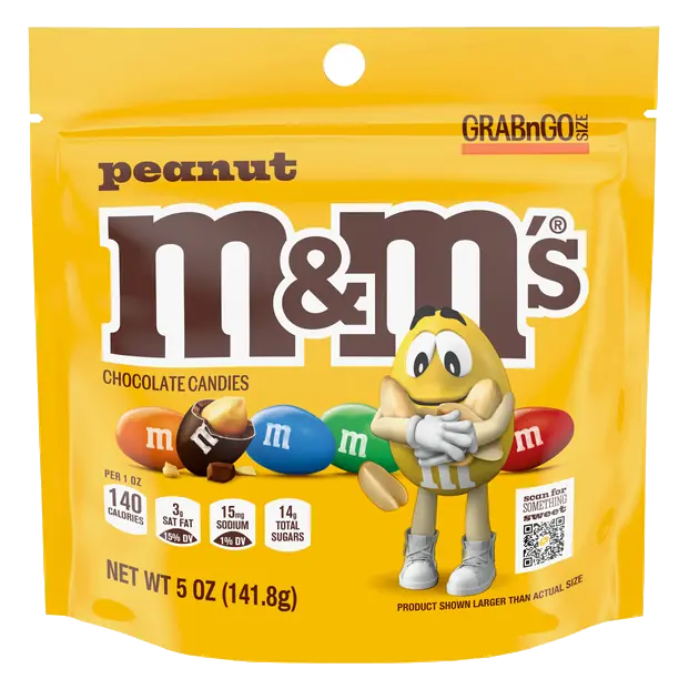 Peanut Chocolate Candies Grab n Go Size