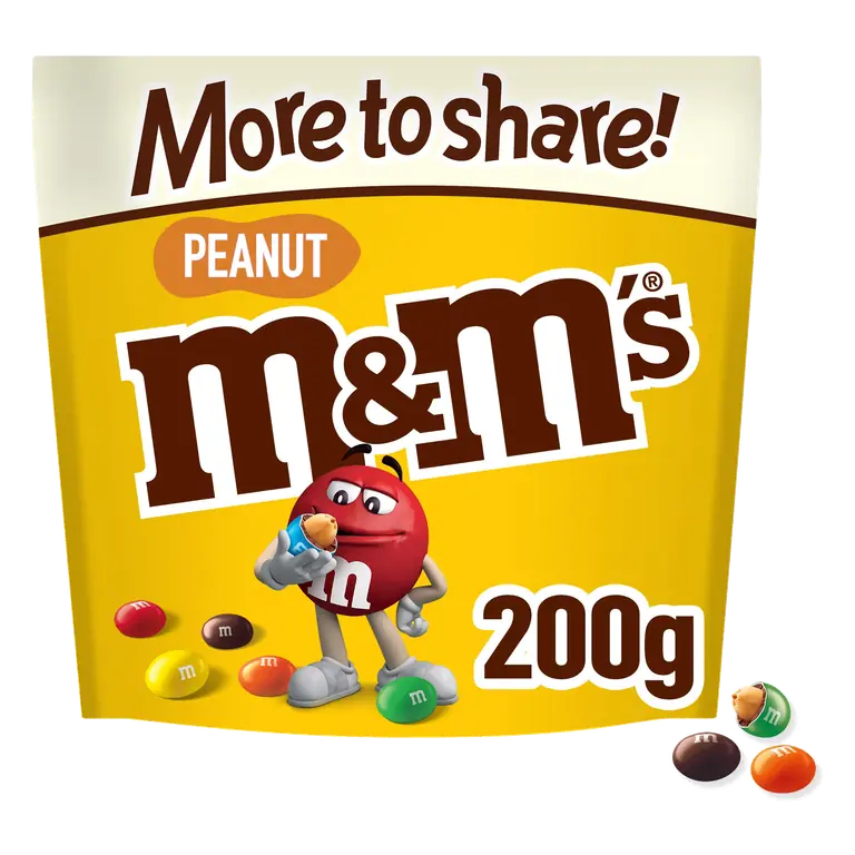 M&M's Peanut Chocolate More to Share Pouch Bag 200g