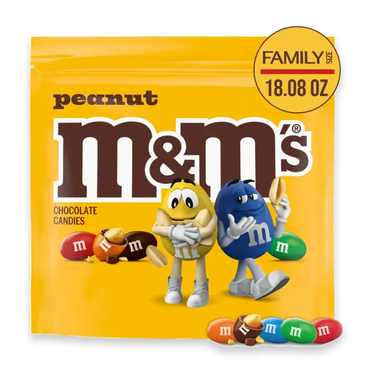 Peanut Milk Chocolate Candy Family Size Bag