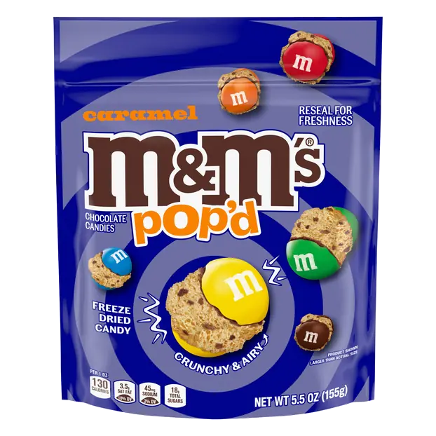 Pop'd Caramel Chocolate Freeze Dried Candy