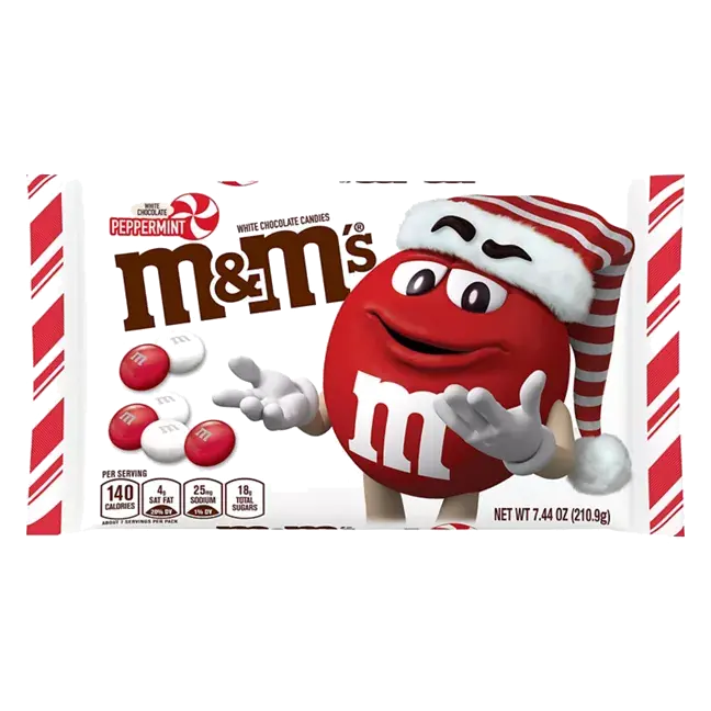 White Chocolate Candies, Peppermint