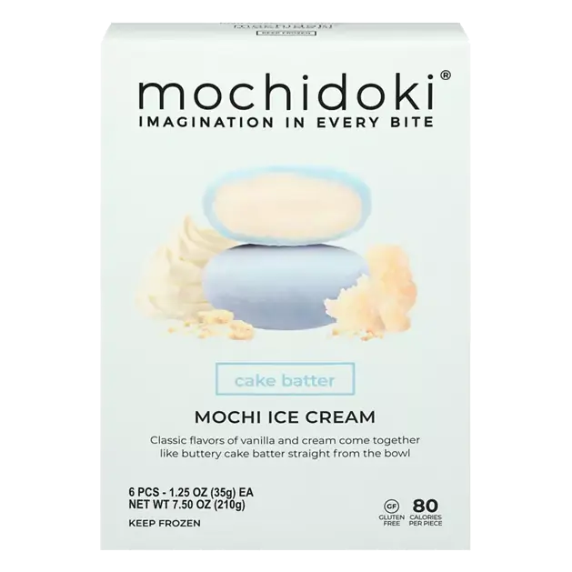 Cake Batter Mochi Ice Cream