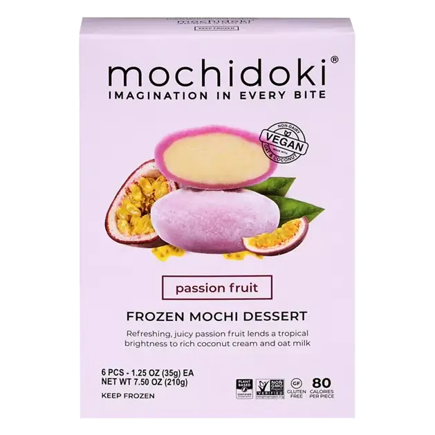 Passion Fruit Frozen Mochi Dessert