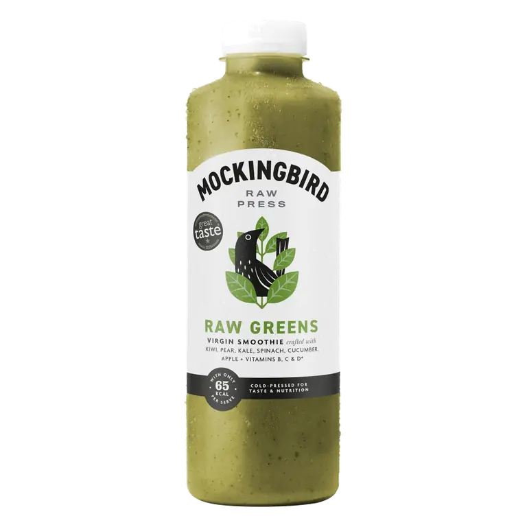 Raw Greens, Kiwi, Spinach, Pear, Banana with Vitamins 750ml