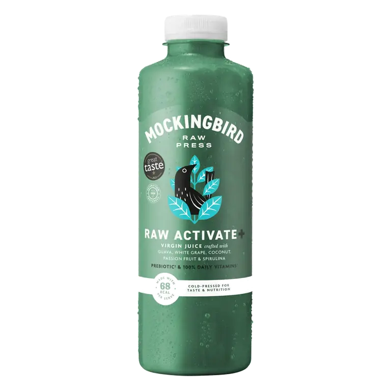 750ml Raw Activate, Coconut Water, White Grape, Passion Fruit with Vitamins Blend