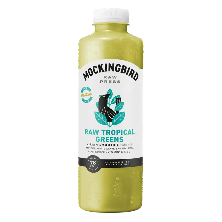 750ml Raw Tropical Greens Smoothie