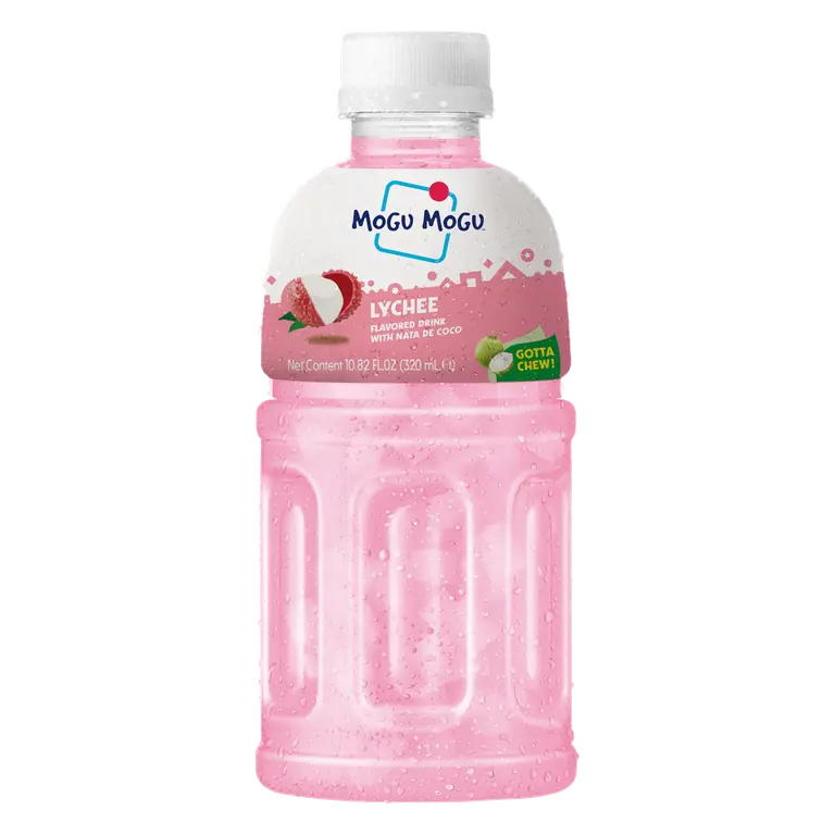 Mogu Mogu Lychee Flavored Drink with Nata de Coco 320ml