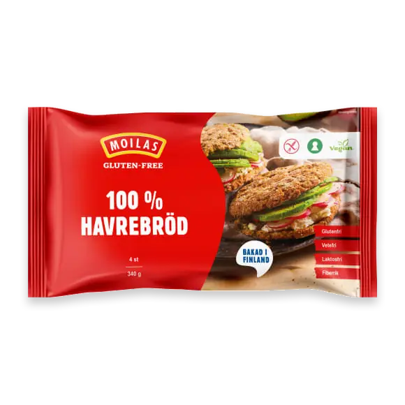 Havrebröd Glutenfritt Moilas