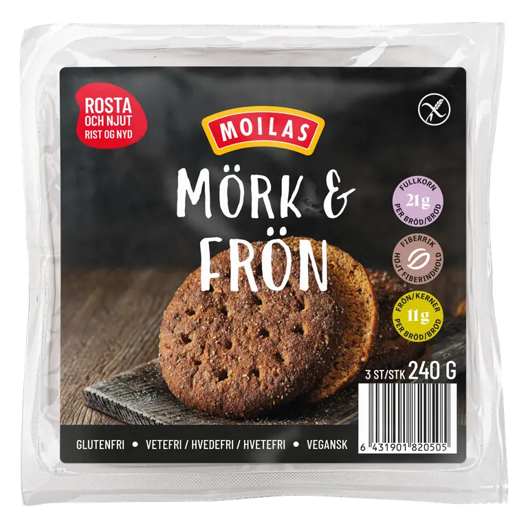 Mörkt Bröd med Frön