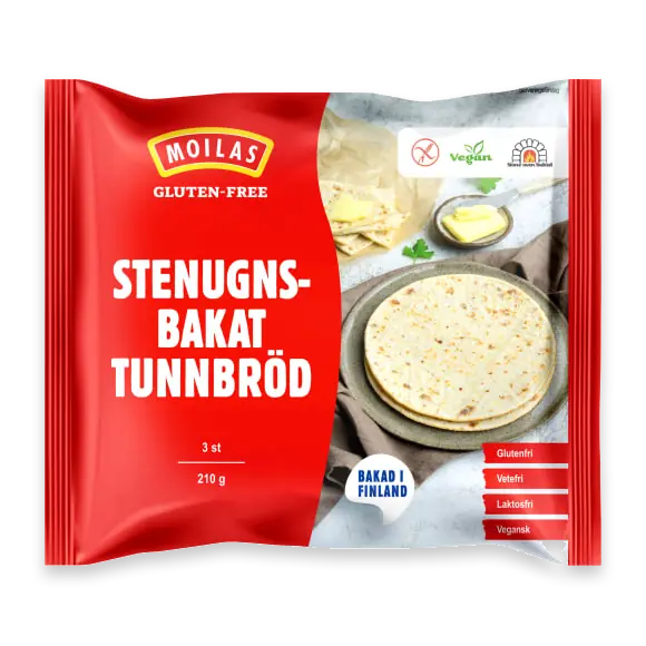 Tunnbröd Glutenfritt Moilas