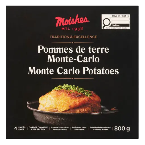Monte Carlo Frozen Potato 800 g