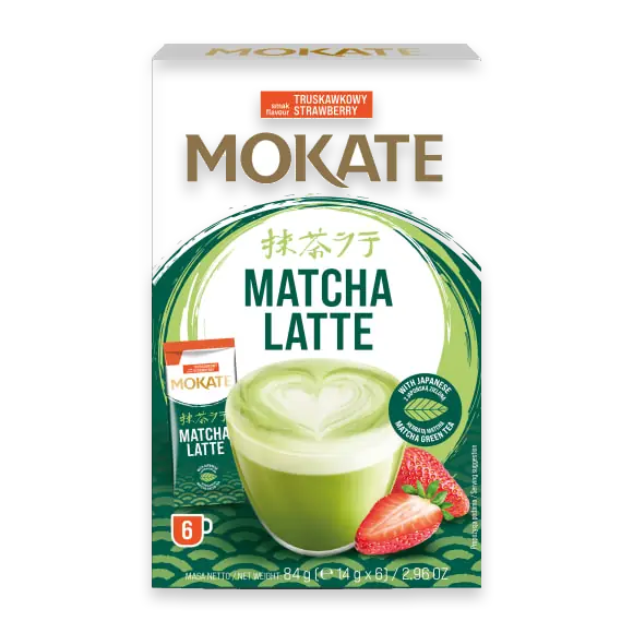 Jordgubb Matcha Latte