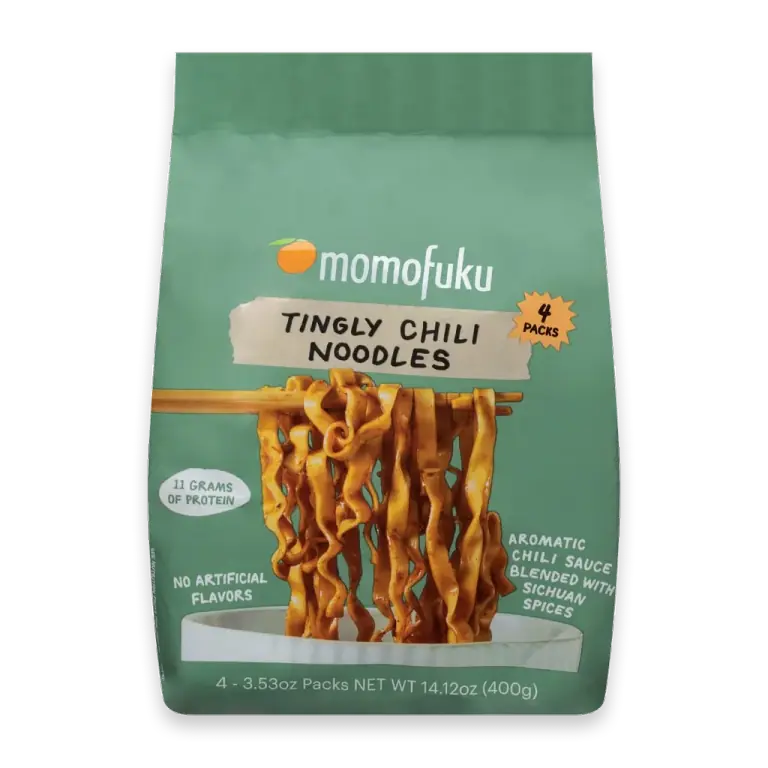 Tingly Chili Noodles 4 - 3.53 oz Packs
