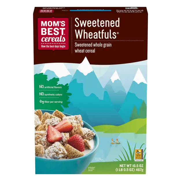 Sweetened Wheatfuls Whole Grain Cereal