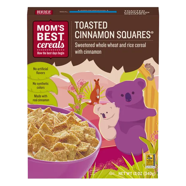 Toasted Cinnamon Squares Wheat & Rice Cereal