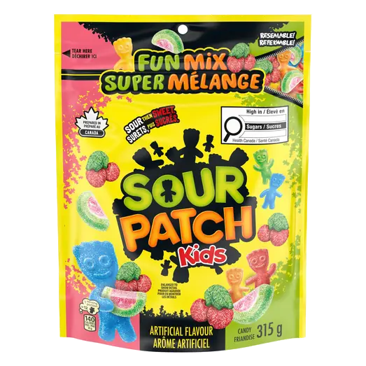 Mondelez Canada Sour Patch Kids Candy Fun Mix 315 g