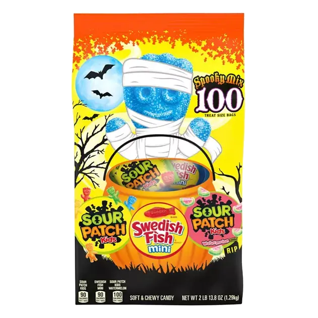 Candy, Soft & Chewy, Spooky Mix, Treat Size Bags