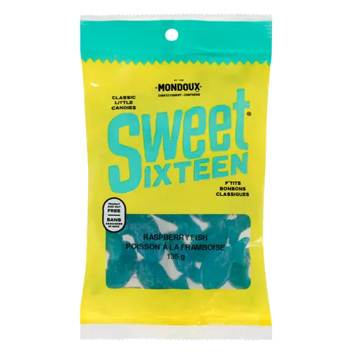 Sweet Sixteen Candy Classic Little Raspberry Fish 135 g