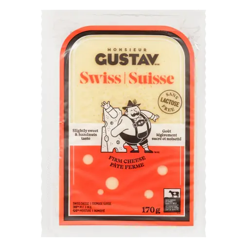 Lactose-Free Cheese Swiss 170 g