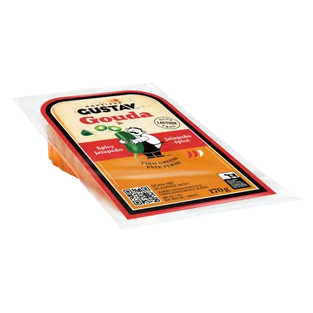 Lactose-Free Gouda Cheese Spicy Jalapeno 170 g