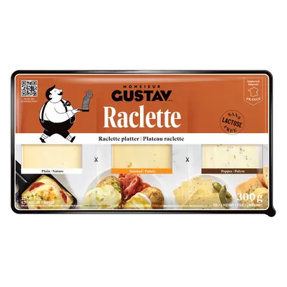 Three Cheese Raclette Platter 300 g